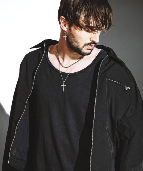 NO ID.（ノーアイディ）の「【NO ID.】Dot Cross Necklace / ドット クロス ネックレス（ネックレス・メンズ・シルバー・ONE SIZE）」の7枚目の写真