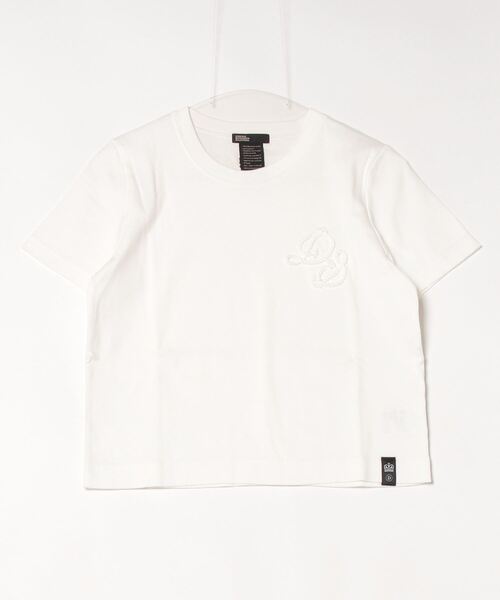 筆記体DSロゴ刺繍Tシャツ（Tシャツ/カットソー）｜DOUBLE
