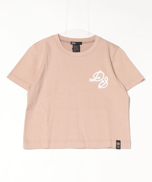 筆記体DSロゴ刺繍Tシャツ（Tシャツ/カットソー）｜DOUBLE