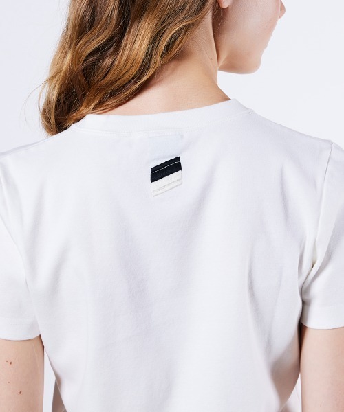 筆記体DSロゴ刺繍Tシャツ（Tシャツ/カットソー）｜DOUBLE