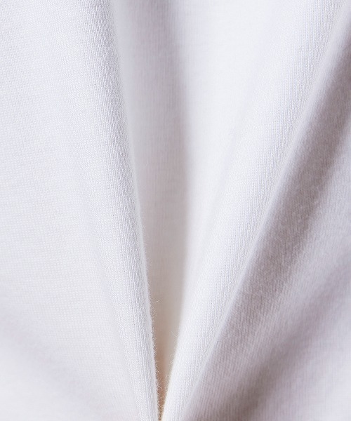 DOUBLE STANDARD CLOTHING（ダブルスタンダードクロージング）の「筆記体DSロゴ刺繍Tシャツ（Tシャツ/カットソー・レディース・ベージュ/ネイビー/オフホワイト・FREE）」の10枚目の写真