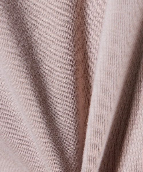 DOUBLE STANDARD CLOTHING（ダブルスタンダードクロージング）の「筆記体DSロゴ刺繍Tシャツ（Tシャツ/カットソー・レディース・ベージュ/ネイビー/オフホワイト・FREE）」の9枚目の写真