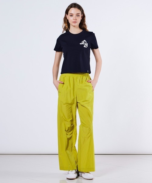 筆記体DSロゴ刺繍Tシャツ（Tシャツ/カットソー）｜DOUBLE