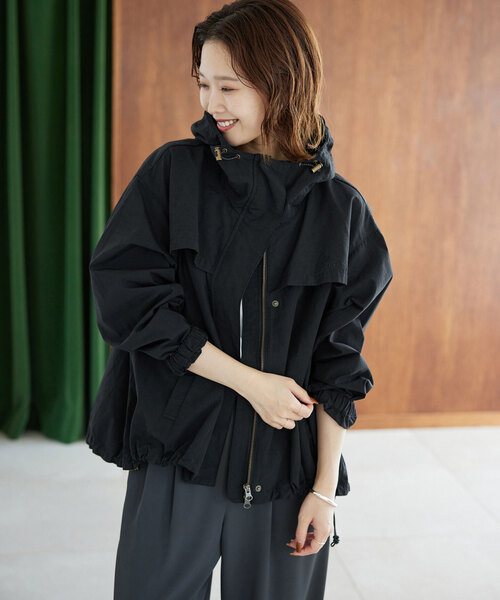 KELTY（ケルティ）の「《追加2》KELTY/ケルティ SLOBE別注 ザパタジャケット（マウンテンパーカー・レディース・ブラック/ベージュ系その他・FREE）」の4枚目の写真