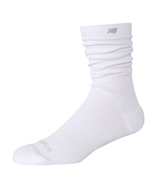 NEW BALANCE（ニューバランス）の「Active Slouchy クルー ソックス 1P（ソックス/靴下・メンズ・ホワイト・LARGE/MEDIUM/SMALL）」の4枚目の写真