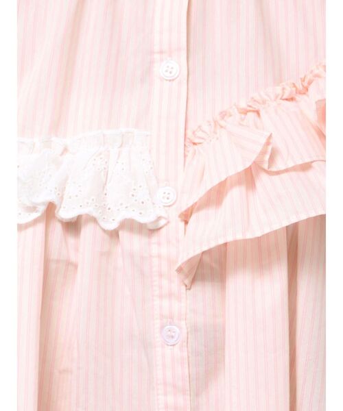 merry jenny stripe frillfrill ワンピース OP セール】stripe frillfrill ワンピース（ワンピース）｜merry