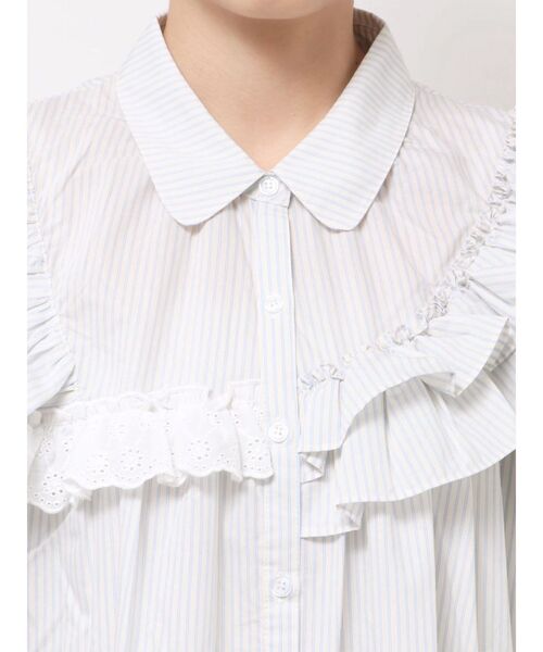 セール】stripe frillfrill ワンピース（ワンピース）｜merry jenny