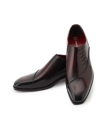 Perfect Suit FActory（パーフェクトスーツファクトリー）の「本革サイドレースシューズ　オブリークトゥ　ワイン（ドレスシューズ）」