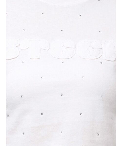 jouetie（ジュエティ）の「ラインストーンロゴTシャツ（Tシャツ/カットソー・レディース・ブラック/オフホワイト・MEDIUM）」の7枚目の写真