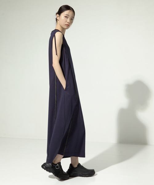 セール】【CINOH/チノ】《STUDIOUS別注》SIDE LINE DRESS/サイド