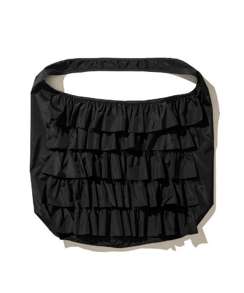 NON TOKYO（ノントーキョー）の「NON TOKYO FRILL SHOULDER BAG（ノントーキョー フリル ショルダーバッグ）（ショルダーバッグ・レディース・ブラック/ブルー/ピンク・ONE SIZE）」の2枚目の写真
