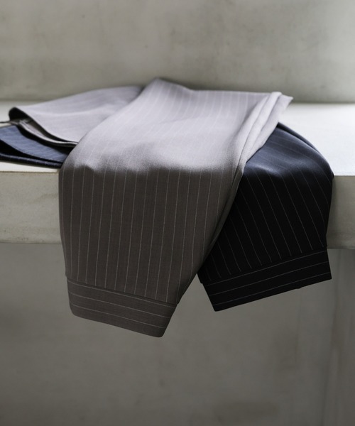 select MOCA（セレクトモカ）の「ピンストライプロングスカート（スカート・レディース・ネイビー/グレー・LARGE/MEDIUM）」の15枚目の写真