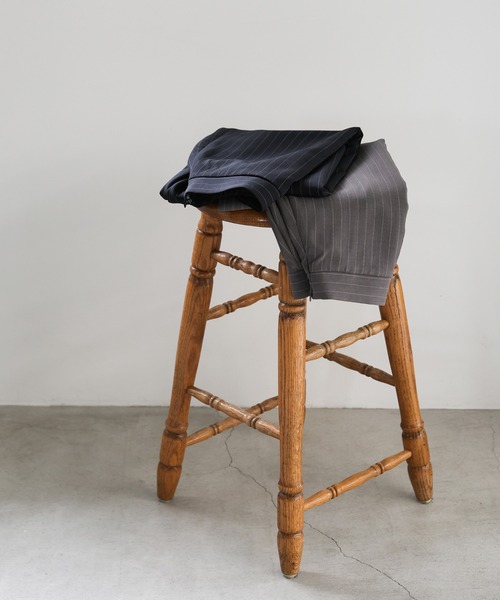 select MOCA（セレクトモカ）の「ピンストライプロングスカート（スカート・レディース・ネイビー/グレー・LARGE/MEDIUM）」の14枚目の写真