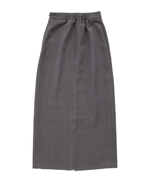 セール】ピンストライプロングスカート（スカート）｜select MOCA