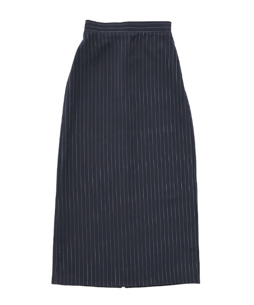 select MOCA（セレクトモカ）の「ピンストライプロングスカート（スカート・レディース・ネイビー/グレー・LARGE/MEDIUM）」の18枚目の写真