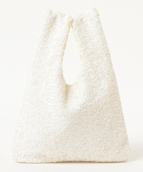 Ray BEAMS（レイビームス）の「スパンコール バッグ（トートバッグ・レディース・ブラック/ホワイト/ピンク/ブラウン・ONE SIZE）」の6枚目の写真