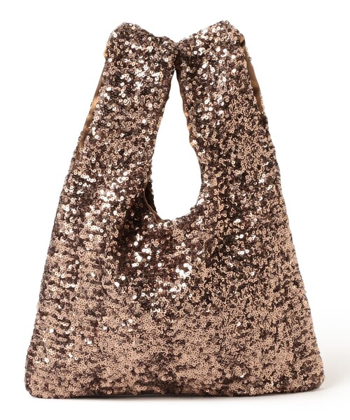 Ray BEAMS（レイビームス）の「スパンコール バッグ（トートバッグ・レディース・ブラック/ホワイト/ピンク/ブラウン・ONE SIZE）」の10枚目の写真