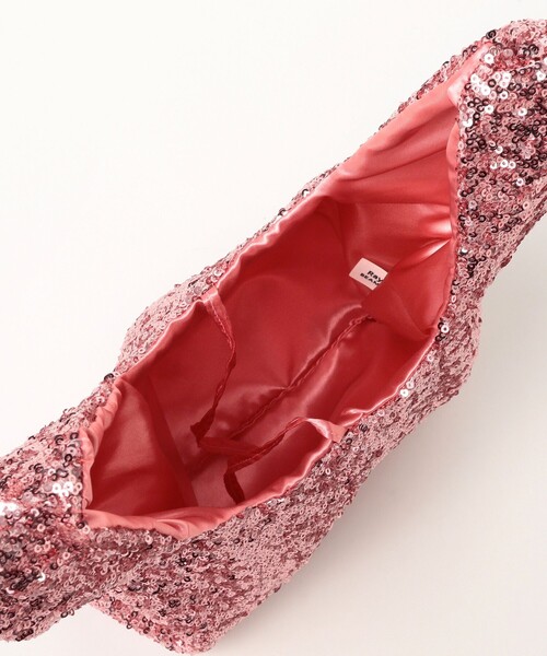 Ray BEAMS（レイビームス）の「スパンコール バッグ（トートバッグ・レディース・ブラック/ホワイト/ピンク/ブラウン・ONE SIZE）」の18枚目の写真