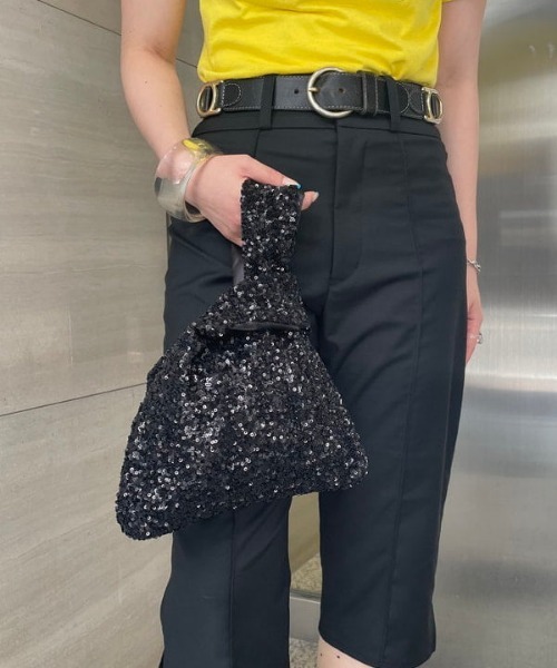 Ray BEAMS（レイビームス）の「スパンコール バッグ（トートバッグ・レディース・ブラック/ホワイト/ピンク/ブラウン・ONE SIZE）」の3枚目の写真