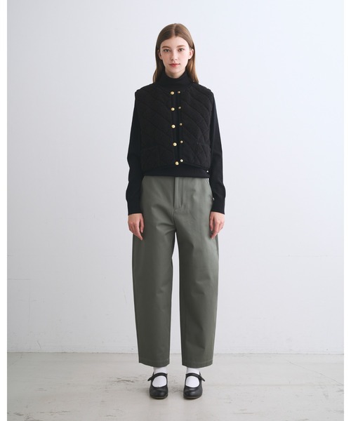 Traditional Weatherwear(トラディショナルウェザーウェア)の「UNIONSLACKS 303(スラックス・レディース・ブラック/ブラウン系その他/ネイビー・XS/S)」の4枚目の写真