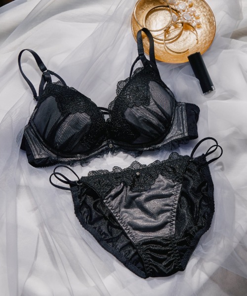 セール】エレガントドレスブラジャー＆ショーツセット（ブラ&ショーツ