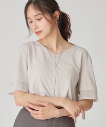 COUP DE CHANCE | 【手洗い可】リラクシージャージトップス(Tシャツ/カットソー)