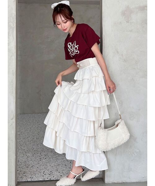 セール】オーバーラップフリルスカート（スカート）｜RESEXXY