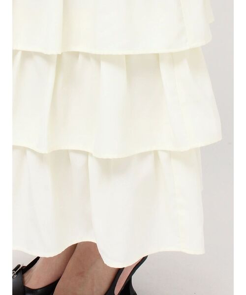 RESEXXY（リゼクシー）の「オーバーラップフリルスカート（スカート・レディース・イエロー/チャコールグレー/アイボリー・FREE）」の22枚目の写真