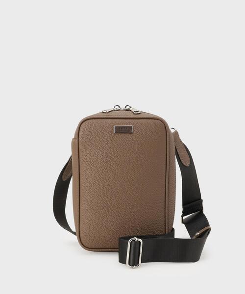 TAKEO KIKUCHI(タケオキクチ)の「マイクロファイバークロスボディバッグ(ボディバッグ/ウエストポーチ・メンズ・ブラウン系その他/ブラック/ベージュ・00)」の3枚目の写真