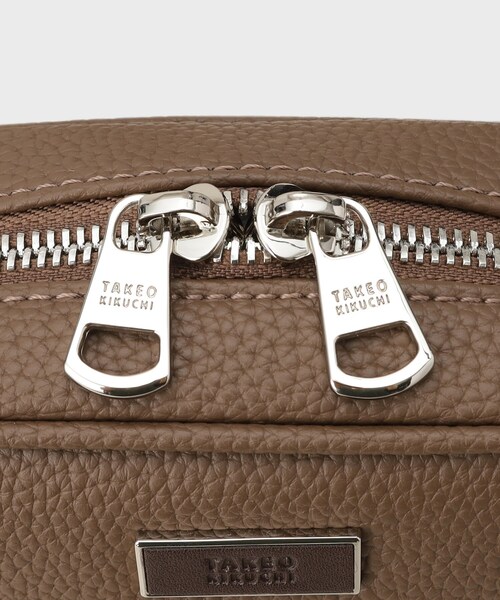 TAKEO KIKUCHI(タケオキクチ)の「マイクロファイバークロスボディバッグ(ボディバッグ/ウエストポーチ・メンズ・ブラウン系その他/ブラック/ベージュ・00)」の13枚目の写真