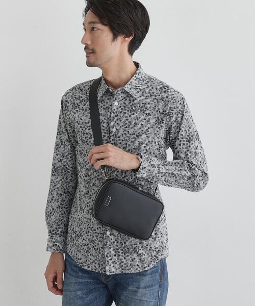 TAKEO KIKUCHI(タケオキクチ)の「マイクロファイバークロスボディバッグ(ボディバッグ/ウエストポーチ・メンズ・ブラウン系その他/ブラック/ベージュ・00)」の17枚目の写真