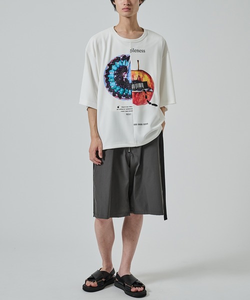 SHAREEF(シャリーフ)の「【SHAREEF】APPLE×TALTE TEE(Tシャツ/カットソー・メンズ・ブラック/ホワイト・1/2)」の13枚目の写真