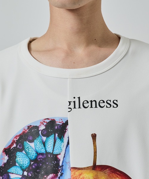 SHAREEF(シャリーフ)の「【SHAREEF】APPLE×TALTE TEE(Tシャツ/カットソー・メンズ・ブラック/ホワイト・1/2)」の22枚目の写真
