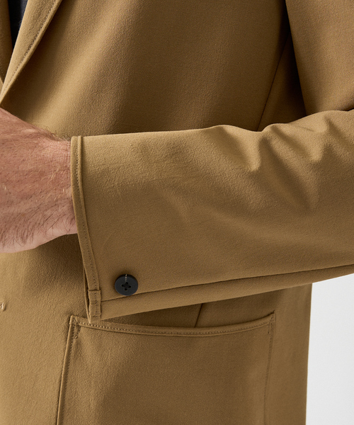 DESIGNWORKS（デザインワークス）の「【セットアップ対応】ハイパーストレッチ エリミネート ジャケット / 防シワ / ウォッシャブル（テーラードジャケット・メンズ・ネイビー/キャメル・44/46/48/50）」の8枚目の写真