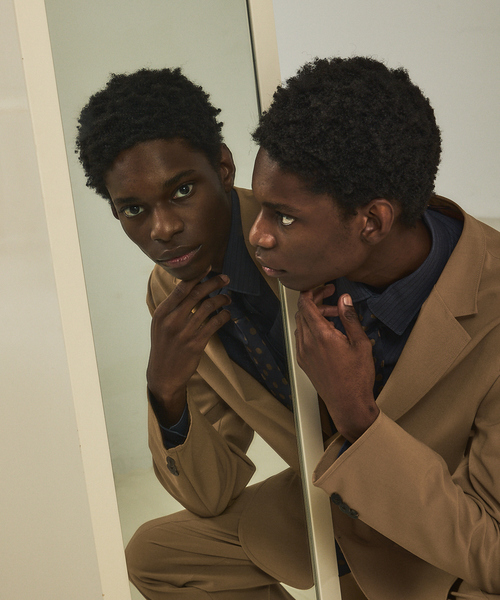 DESIGNWORKS（デザインワークス）の「【セットアップ対応】ハイパーストレッチ エリミネート ジャケット / 防シワ / ウォッシャブル（テーラードジャケット・メンズ・ネイビー/キャメル・44/46/48/50）」の14枚目の写真