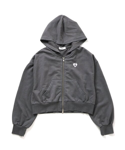 セール】ダブルジップグランジパーカー（パーカー）｜algy（アルジー