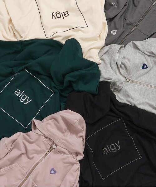 algy(アルジー)の「ダブルジップグランジパーカー(パーカー・キッズ・グレー/チャコール/ピンク・MEDIUM/SMALL/X-SMALL/XX-SMALL)」の18枚目の写真