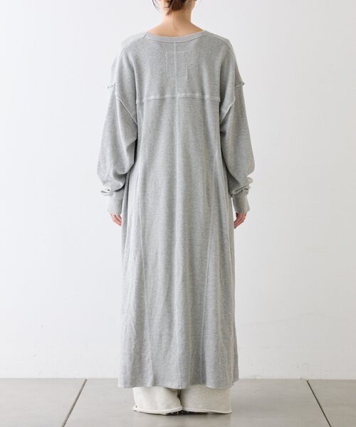 etsinta(エシンタ)の「etsintaリメイクワッフルワンピース(ワンピース・レディース・ブラック/グレー・ONE SIZE)」の11枚目の写真