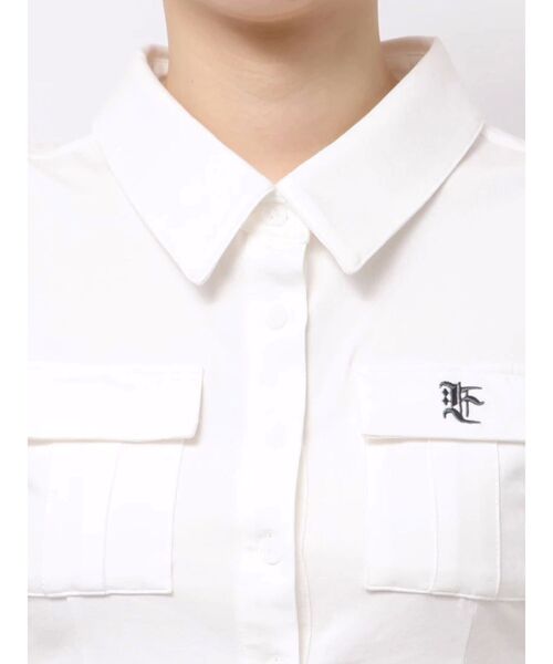 EVRIS(エヴリス)の「タイトポケットシャツ(シャツ/ブラウス・レディース・ピンク・FREE)」の12枚目の写真