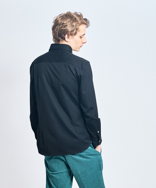 ABAHOUSE(アバハウス)の「【接触冷感】アイスピケ ストレッチ 長袖シャツ / FLEX SHIRTS(ビジネスシャツ・メンズ・サックスブルー/ホワイト/ネイビー/ブラック/ライトブルー/ダークネイビー・46/50/48/44)」の22枚目の写真