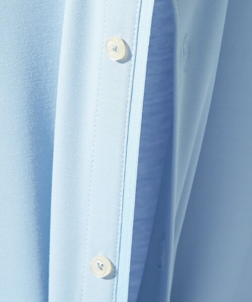 ABAHOUSE(アバハウス)の「【接触冷感】アイスピケ ストレッチ 長袖シャツ / FLEX SHIRTS(ビジネスシャツ・メンズ・サックスブルー/ホワイト/ネイビー/ブラック/ライトブルー/ダークネイビー・46/50/48/44)」の14枚目の写真