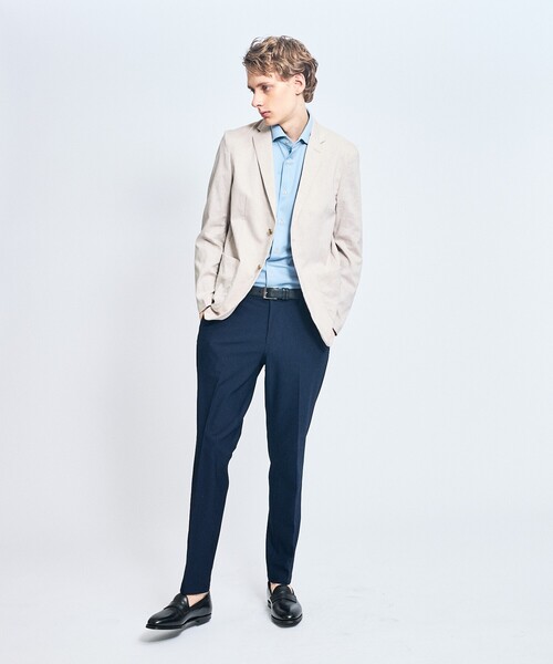 ABAHOUSE(アバハウス)の「【接触冷感】アイスピケ ストレッチ 長袖シャツ / FLEX SHIRTS(ビジネスシャツ・メンズ・サックスブルー/ホワイト/ネイビー/ブラック/ライトブルー/ダークネイビー・46/50/48/44)」の16枚目の写真