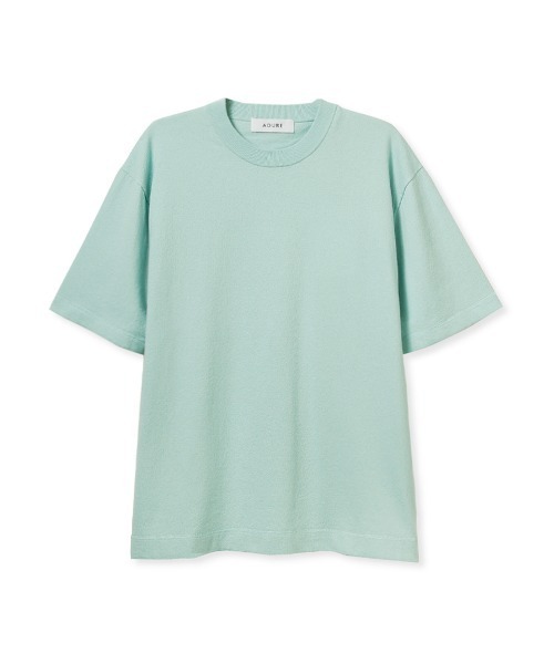 AOURE(アウール)の「パイルニットショートスリーブ(ニット/セーター・メンズ・ブラック/オフホワイト/ミント・MEDIUM/LARGE/SMALL)」の3枚目の写真