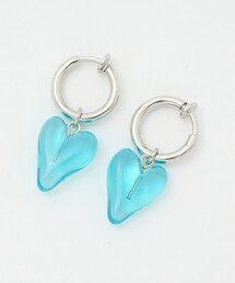 CITEN（シテン）の「＜CITEN＞カラバリクリアハートイヤリング（イヤリング）」