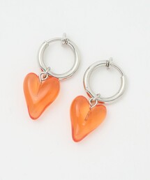 CITEN（シテン）の「＜CITEN＞カラバリクリアハートイヤリング（イヤリング）」