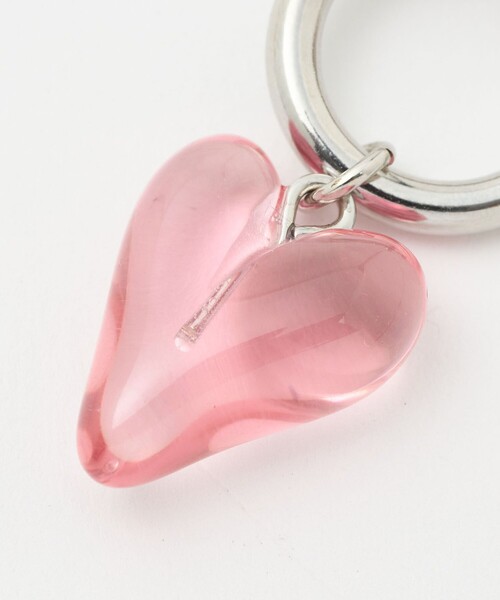 CITEN（シテン）の「＜CITEN＞カラバリクリアハートイヤリング（イヤリング・レディース・ライラック/ブラック/ライトピンク/オレンジ/ケリーグリーン/イエロー/コバルトブルー/レッド/ホワイト・FREE）」の13枚目の写真