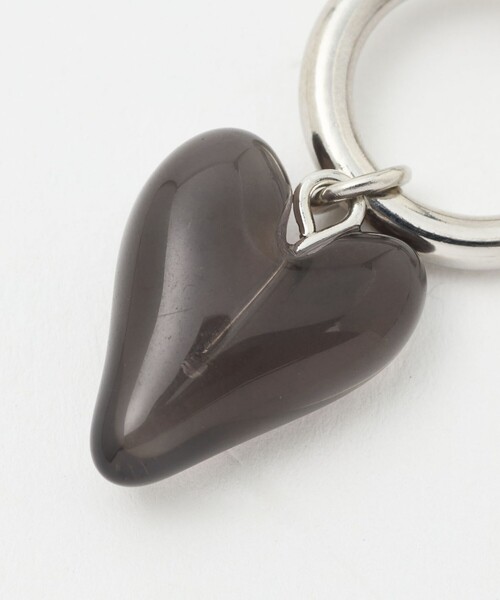 CITEN（シテン）の「＜CITEN＞カラバリクリアハートイヤリング（イヤリング・レディース・ライラック/ブラック/ライトピンク/オレンジ/ケリーグリーン/イエロー/コバルトブルー/レッド/ホワイト・FREE）」の15枚目の写真