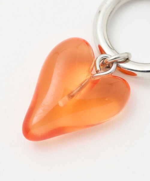 CITEN（シテン）の「＜CITEN＞カラバリクリアハートイヤリング（イヤリング・レディース・ライラック/ブラック/ライトピンク/オレンジ/ケリーグリーン/イエロー/コバルトブルー/レッド/ホワイト・FREE）」の22枚目の写真