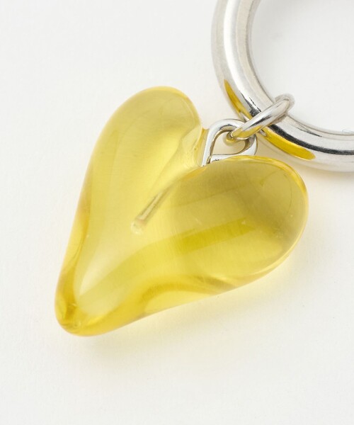 CITEN（シテン）の「＜CITEN＞カラバリクリアハートイヤリング（イヤリング・レディース・ライラック/ブラック/ライトピンク/オレンジ/ケリーグリーン/イエロー/コバルトブルー/レッド/ホワイト・FREE）」の11枚目の写真