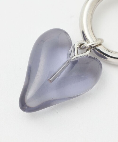 CITEN（シテン）の「＜CITEN＞カラバリクリアハートイヤリング（イヤリング・レディース・ライラック/ブラック/ライトピンク/オレンジ/ケリーグリーン/イエロー/コバルトブルー/レッド/ホワイト・FREE）」の16枚目の写真